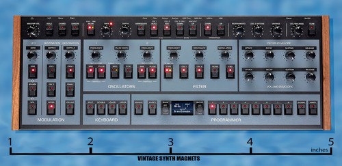 OBERHEIM Matrix 12 6 Xpander MC-3000 OB x 6 8 12 DX DMX DSX SYNTH fridge magnet - Picture 32 of 39