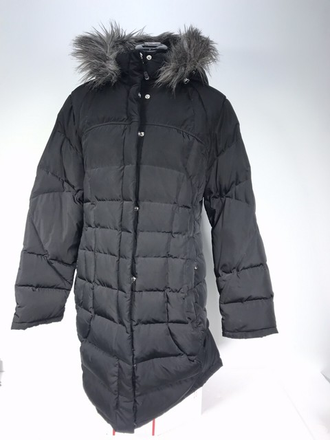 calvin klein performance puffer jacket with knit sleeves