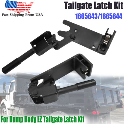 Heavy-Duty Dump Body EZ Tailgate Latch Kit For Rugby MFG EZ 1665644, 1665643 US