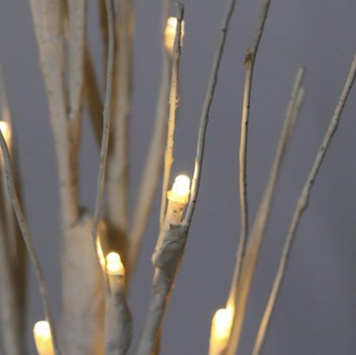 24 LED Warm White Birch Tree Light Table Centrepiece Xmas, Wedding 60cm Height - Picture 4 of 11