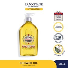 L'Occitane Almond  Flowers Cleansing  Softening Shower Oil 500ml /16.9OZ NEW