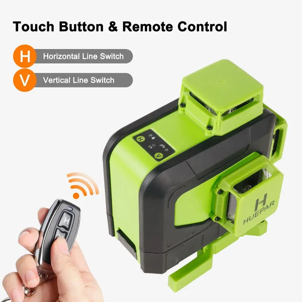 Laser Level Vertical and Horizontal Self-leveling Remote control &Li-ion battery