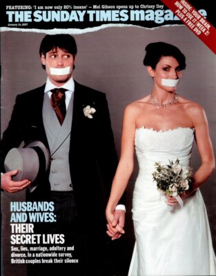 Sunday Times Mel Gibson Marriage report Allan Pease Tom Hart Dyke Lost Egyptian