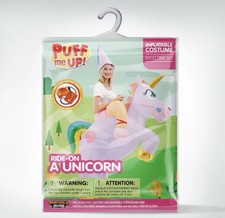 Spooktacular Creation Riding a Unicorn Halloween Inflatable Costume Adult 65-71"