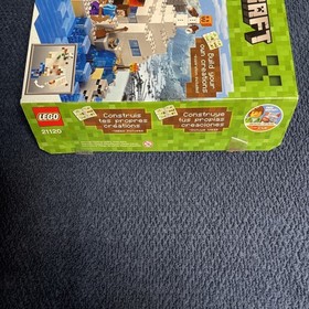 LEGO Minecraft 21120 The Snow Hideout 100% Complete W/Box & Instructions