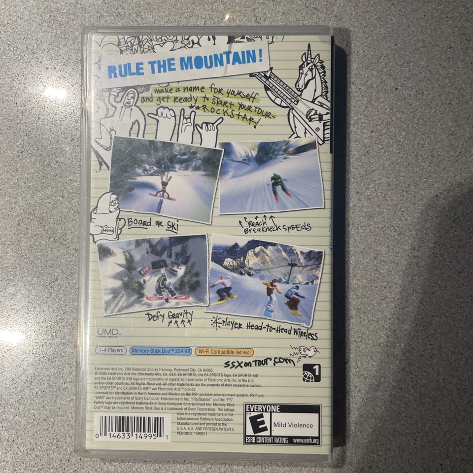 SSX On Tour PSP  (Sony Playstation Portable, 2006) In Case  - Image 3 of 4