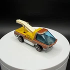 Vintage Hot Wheels Redline “The Heavyweights” Tow Truck Orange - Fair Condition