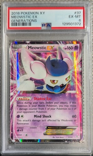 Meowstic-EX graded PSA 6 for sale on eBay