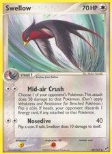 2005 Pokemon: Deoxys - Swellow (#49/107, Uncommon, Heavily Played) on eBay