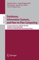Databases, Information Systems, And Peer-To-Peer Computing Gianluca Moro (U. A.)