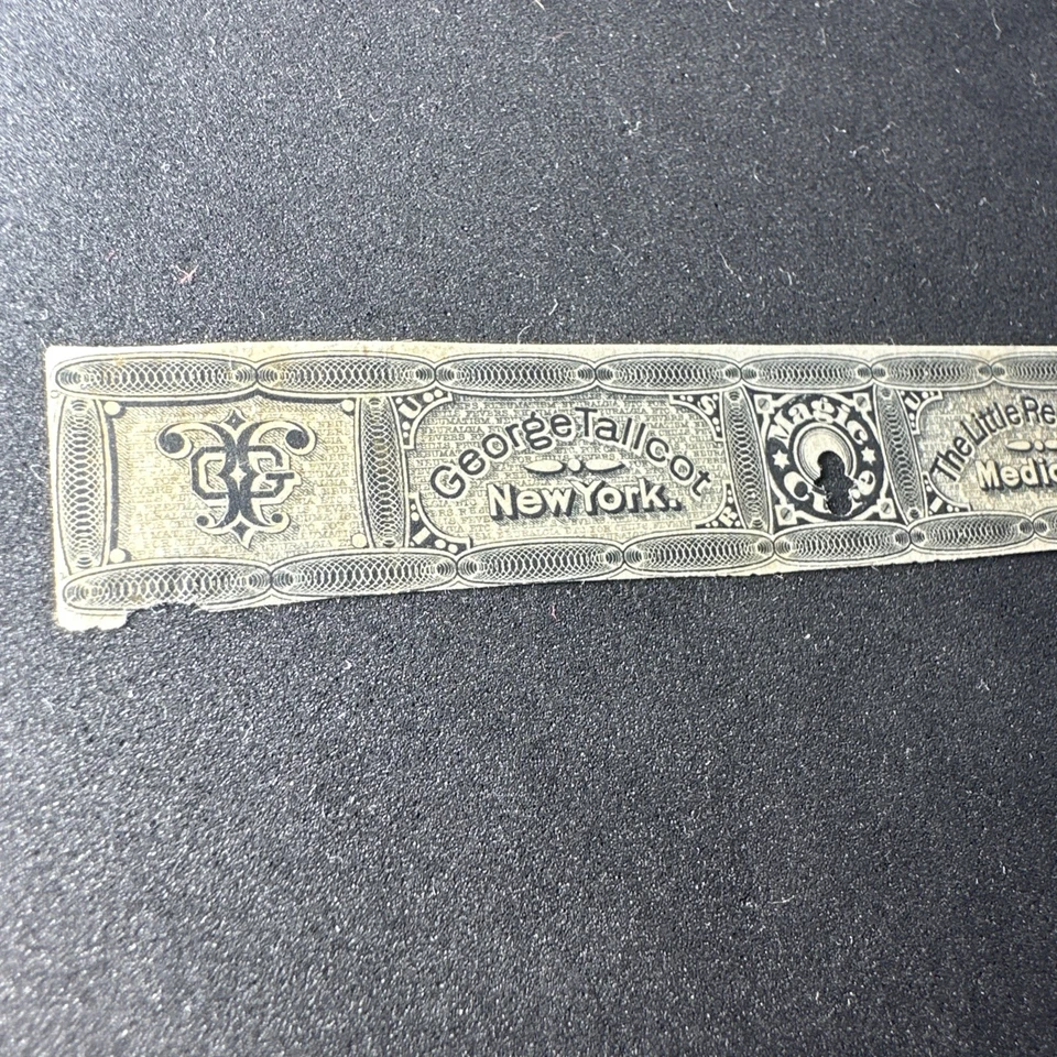 1871 Scott RS240 Magic Cure Proprietary Private Die Medicine Stamp Revenue - Image 2 of 4