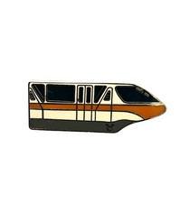 Disney Pin - Monorail Gold - Hidden Mickey Pin 4 of 4 2005 - Walt Disney World