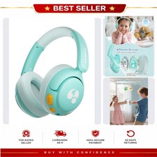 Casque audio enfant Bluetooth awatrue HK02 Vert 85 dBA Micro intégré