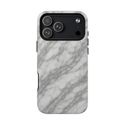 Silver Mist Marble iPhone Case with MagSafe