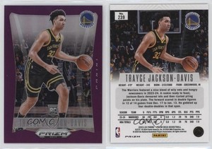 2023-24 Panini Prizm Deca Purple Prizm /99 Trayce Jackson-Davis #239 Rookie RC