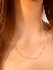 Gold Filled Paperclip Necklace  1.2mm Chain  14  30 Inch