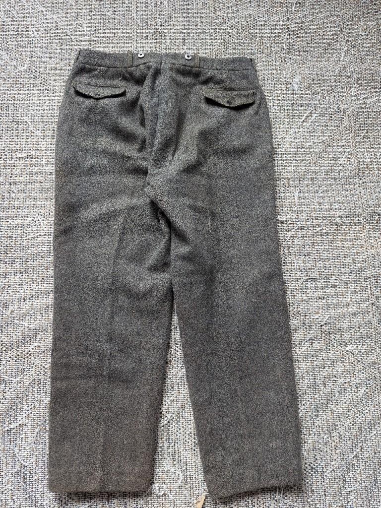 vintage EDDIE BAUER salt n pepper 30x26 wool HUNTING malone pants