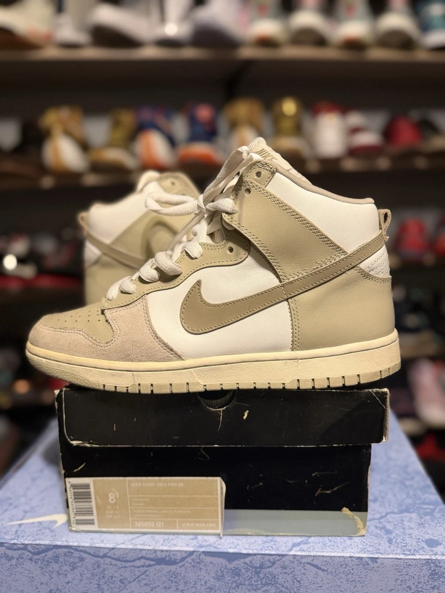 Nike Dunk Pro SB High White Khaki for Sale | Authenticity