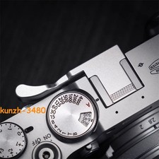 Hot Shoe Thumb Up Grip for Fujifilm X100VI Camera Support Aluminum Handle Silver