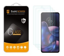 Supershieldz 3 Pack Designed for Motorola Edge 2022 Tempered Glass