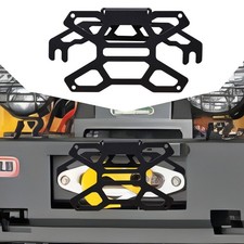 For Jeep Jk Jl 10 Hawse Roller Fairlead Flip-up License Plate Mount 2007-2023 For Jeep Jk Jl 10 Hawse Roller Fairlead Flip-up License Plate Mount 2007-2023