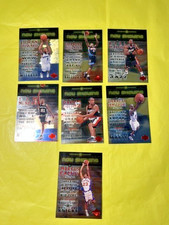 Lot of 7 1999-00 Upper Deck Now Showing Insert Cards Basketball