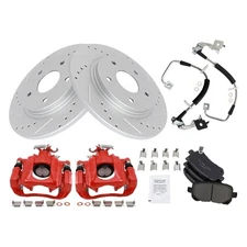 TRQ BKA33593 Brake Kit For Dodge Grand Caravan 2008-2011 Rear Outer 68029887AA