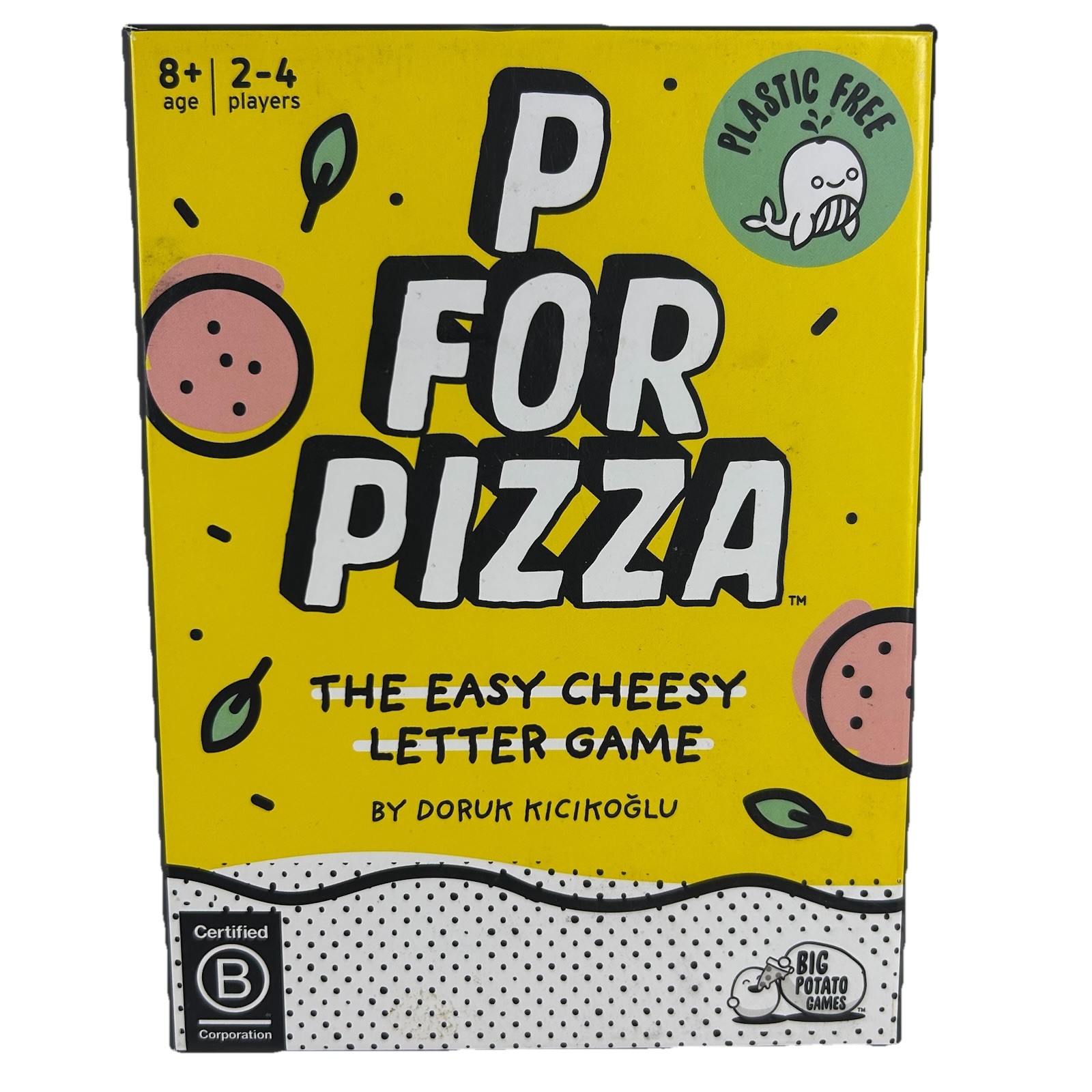 P For Pizza The Easy Cheesy Letter Game Big Potato Games Card Game Brand New