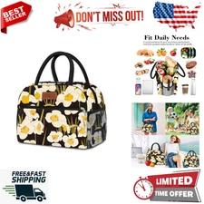 Large Capacity Insulated Lunch Bag for Women