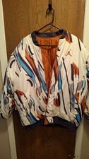 Nike Air Jordan Rare Reversible Zipp Bomber Jacket Size XL