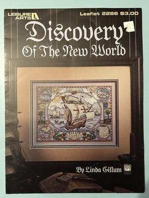 Discovery of the New World Ship Cross Stitch Pattern Leaflet 1992 Leisurearts