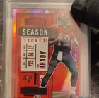 Panini 2020 Contenders Season Ticket Tom Brady #12 Red Zone PSA Buccaneers