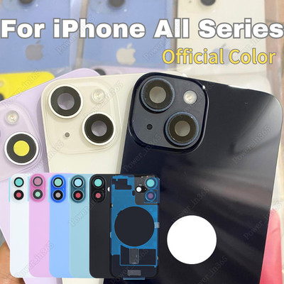 Lot Back Glass Replacement Big Hole For iPhone17 16 15 14 13 12 11 Pro XS XR X 8