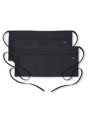 Adar Doctor Nurse Uniform Deep Pockets Extra-Long Strings Tie Belt Apron 2 Pack