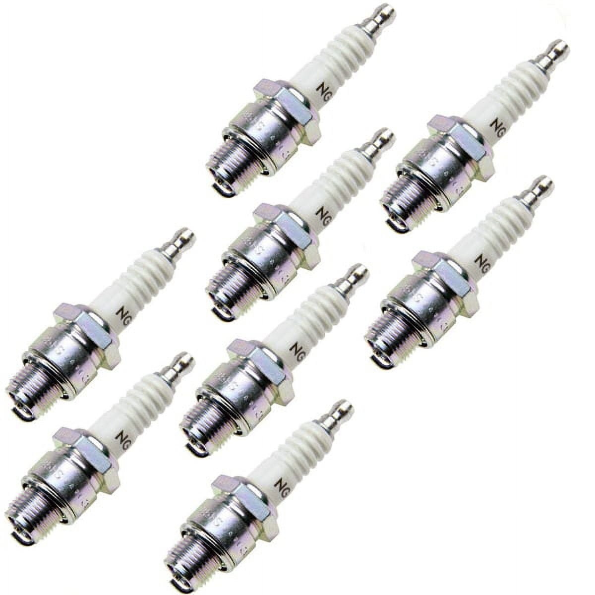 NGK 8 Pack of Genuine OEM Standard Spark Plugs - B8HS-10-8PK