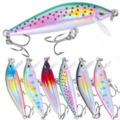 Forellen Angelköder 5cm 3g leichter Elritzenköder für Süßwasserangler