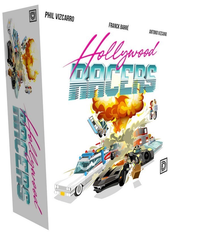 Jeux de société Hollywood Racers - Jeu de course de voitures en carton