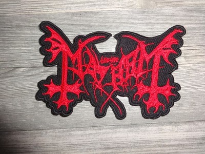 Mayhem Black Metal Patch Shape Morbid Dead Watain *