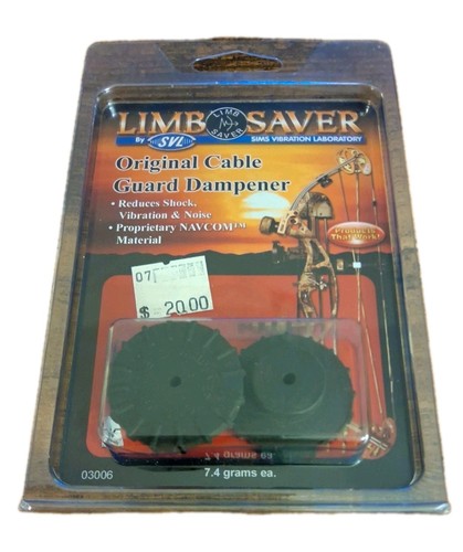Limb Saver By Sims Original Cable Guard Dampener 03006 2 Pack Black - Picture 1 of 4