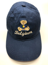 Belgium Teddy Bear Dupont Baseball Cap Blue Unisex Kids OSFM Adjustable
