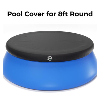 SAFANA 7.2FT Pool Cover for 8FT Easy Set Inflatable Round Pools
