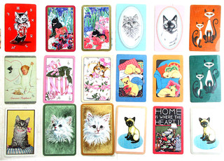 45 CUTE KITTY CATS SINGLE / SWAP PLAYING CARDS