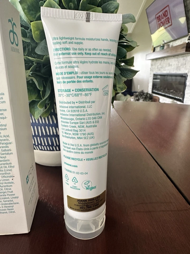 Crema de manos ultrahidratante Arbonne FC5 4 OZ nueva sellada DESCONTINUADA rara difícil de encontrar Foto 4 de 4