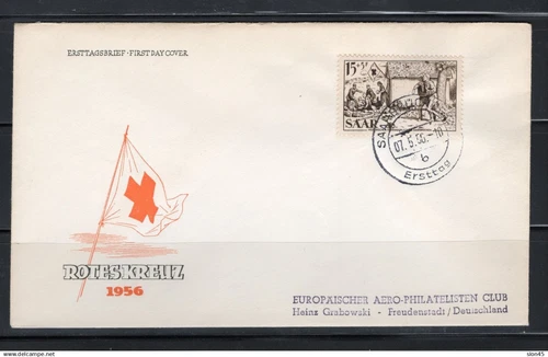 Germany SAAR  1956 FDC Cover single usage 17048