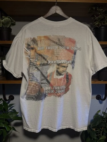 Usher The Truth Kanye West Tour Concert Shirt S 2000s vintage concert t-shirt, vintage, single stitch, B+ condition