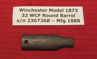 Winchester Model 1873 Mortise Cover from a rifle made in 1888