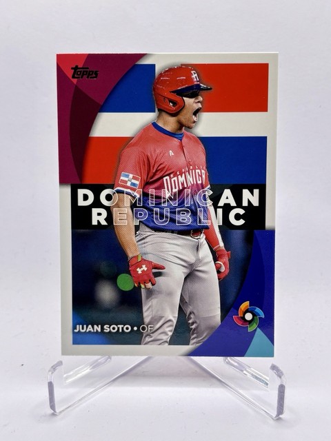 2023 Topps Series 2 Juan Soto World Baseball Classic #WBC-7 Dominican Republic