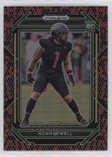 2023 Panini Prizm Draft Picks Snakeskin Prizm Noah Sewell #191 12po