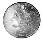 High Grade 1884-O Morgan Silver Dollar - 90% Silver US Coin - Nice!