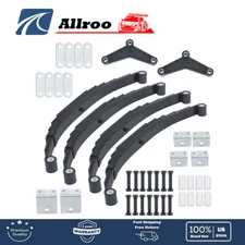 7000lb Tandem Trailer Axle Suspension Kit 6leaf 3500lb Double Eye Spring Kit